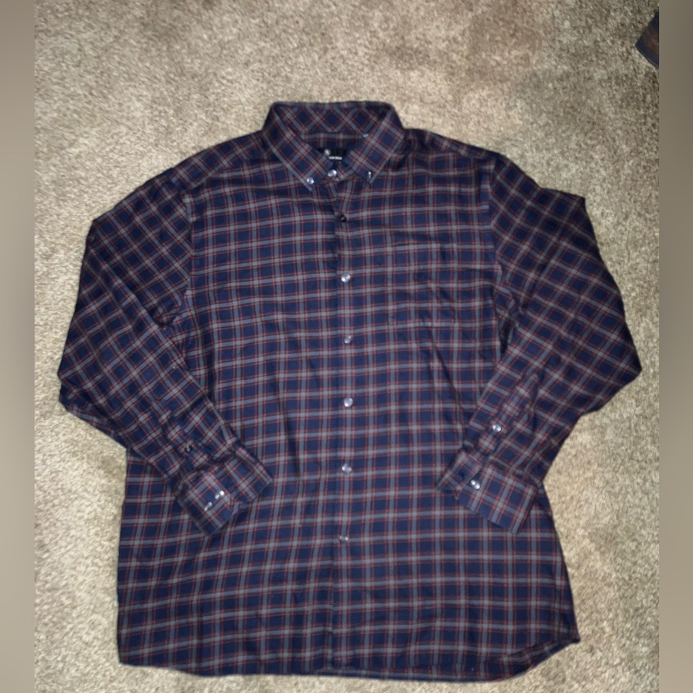 HART Schaffner Marx Button Down Plaid size XL